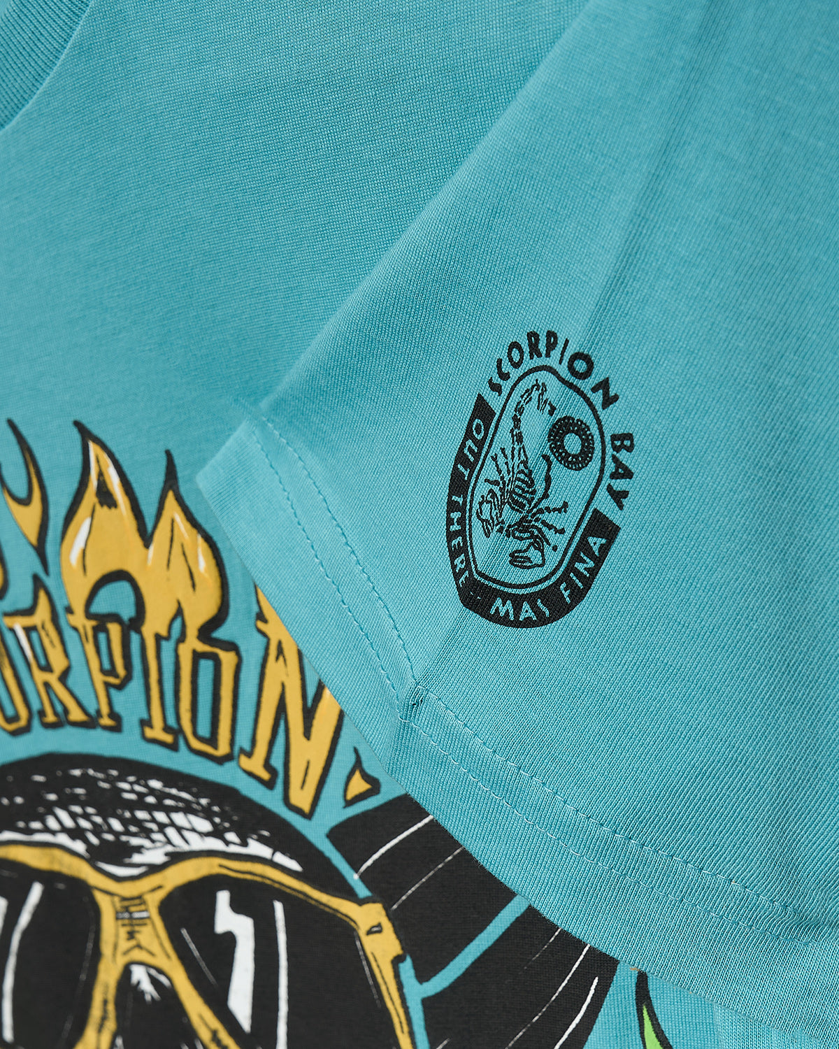 Bambino | T-Shirt "Screaming Skull" Color Avio