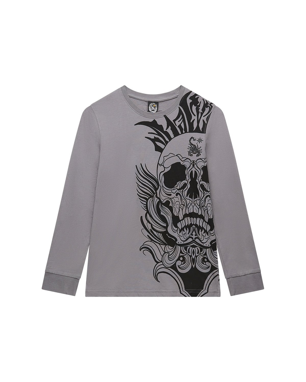 Bambino | T-Shirt A Maniche Lunghe "Skull Cult" - Scorpion Bay