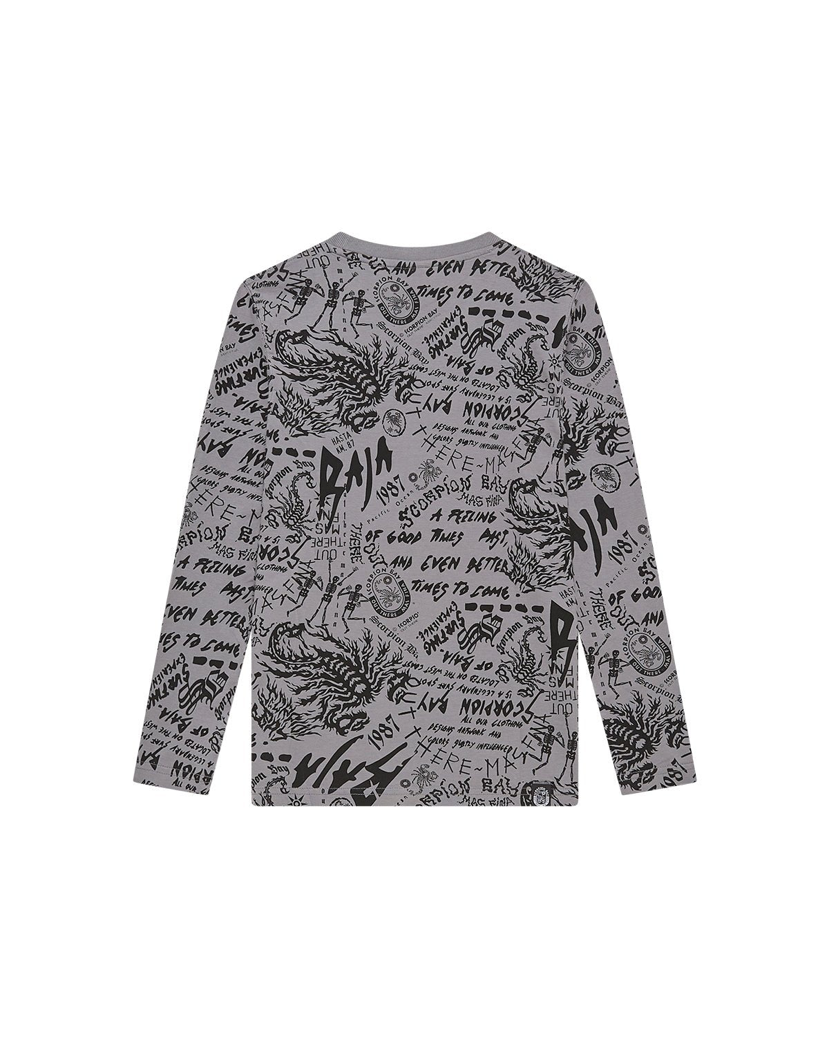 Bambino | T-Shirt A Maniche Lunghe "Worldwide" - Scorpion Bay
