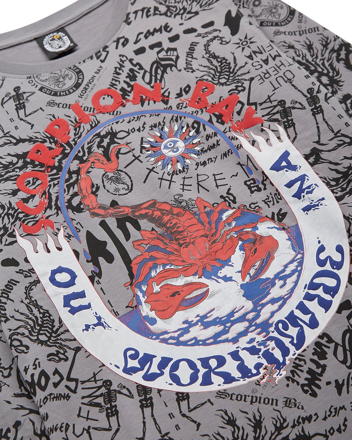 Bambino | T-Shirt A Maniche Lunghe "Worldwide" - Scorpion Bay