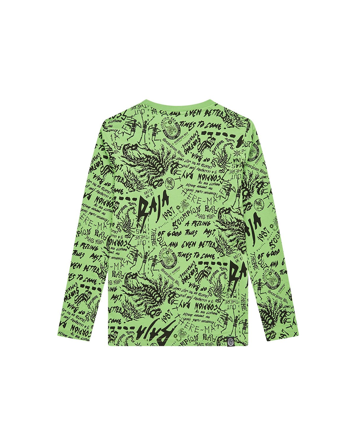 Bambino | T-Shirt A Maniche Lunghe "Worldwide" - Scorpion Bay