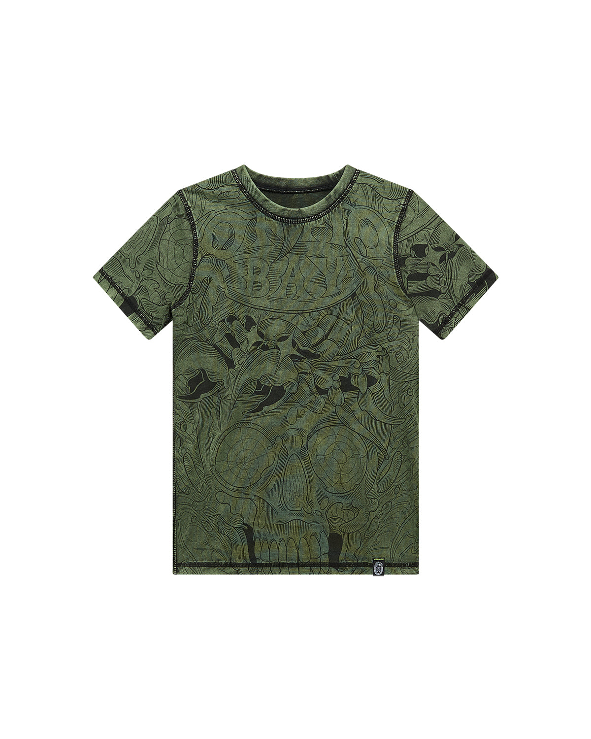 Bambino | T-Shirt Doubleface Slavata "Skull Cult"