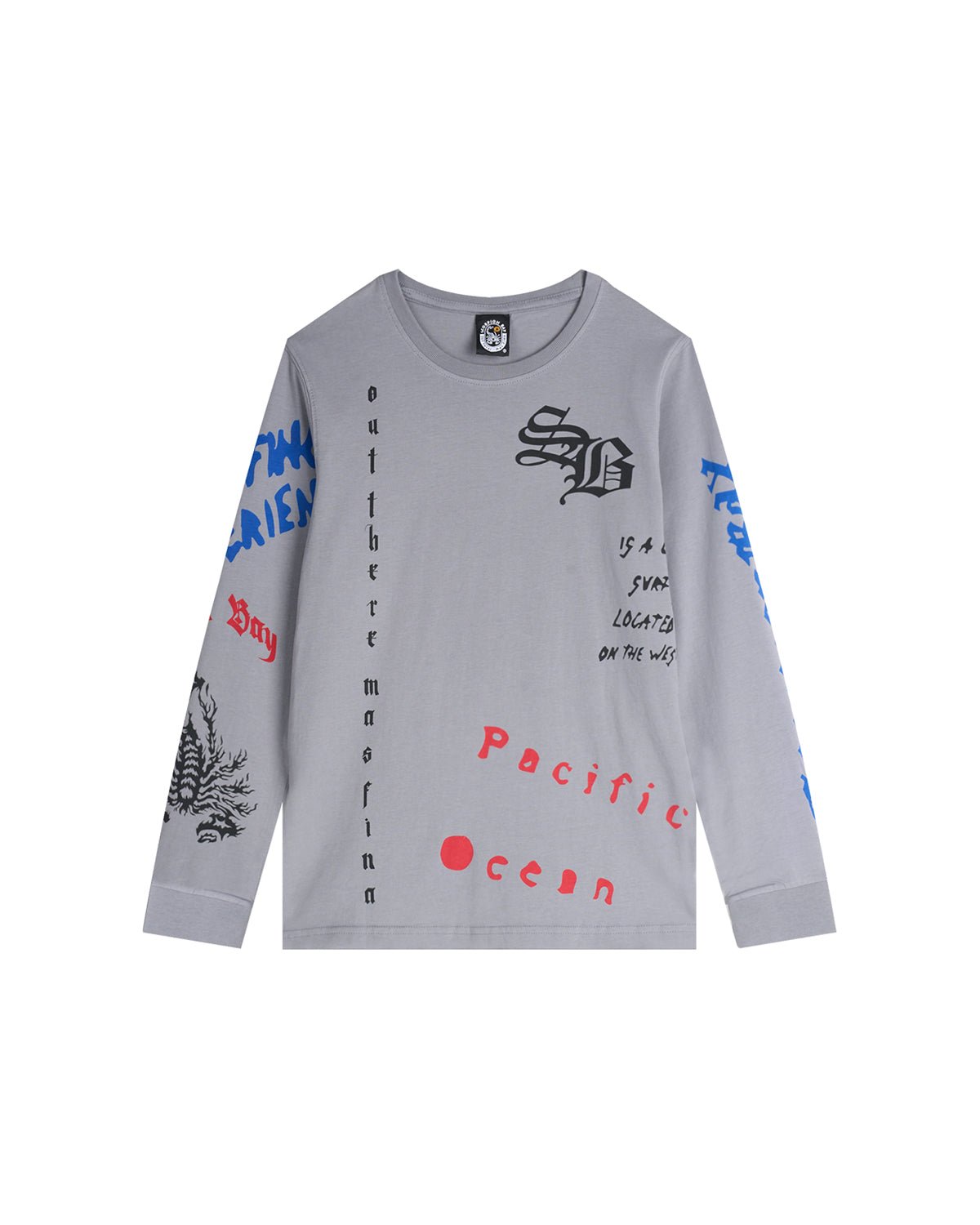 Bambino | T-Shirt A Maniche Lunghe "Surf As A Message" - Scorpion Bay
