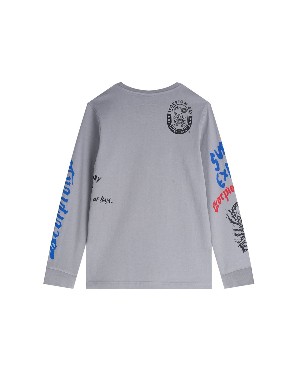 Bambino | T-Shirt A Maniche Lunghe "Surf As A Message" - Scorpion Bay