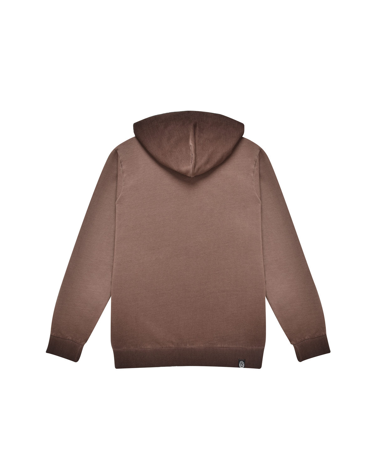 Uomo | Felpa Con Cappuccio Color Tabacco "Tribal Scorpion" In 100% Cotone