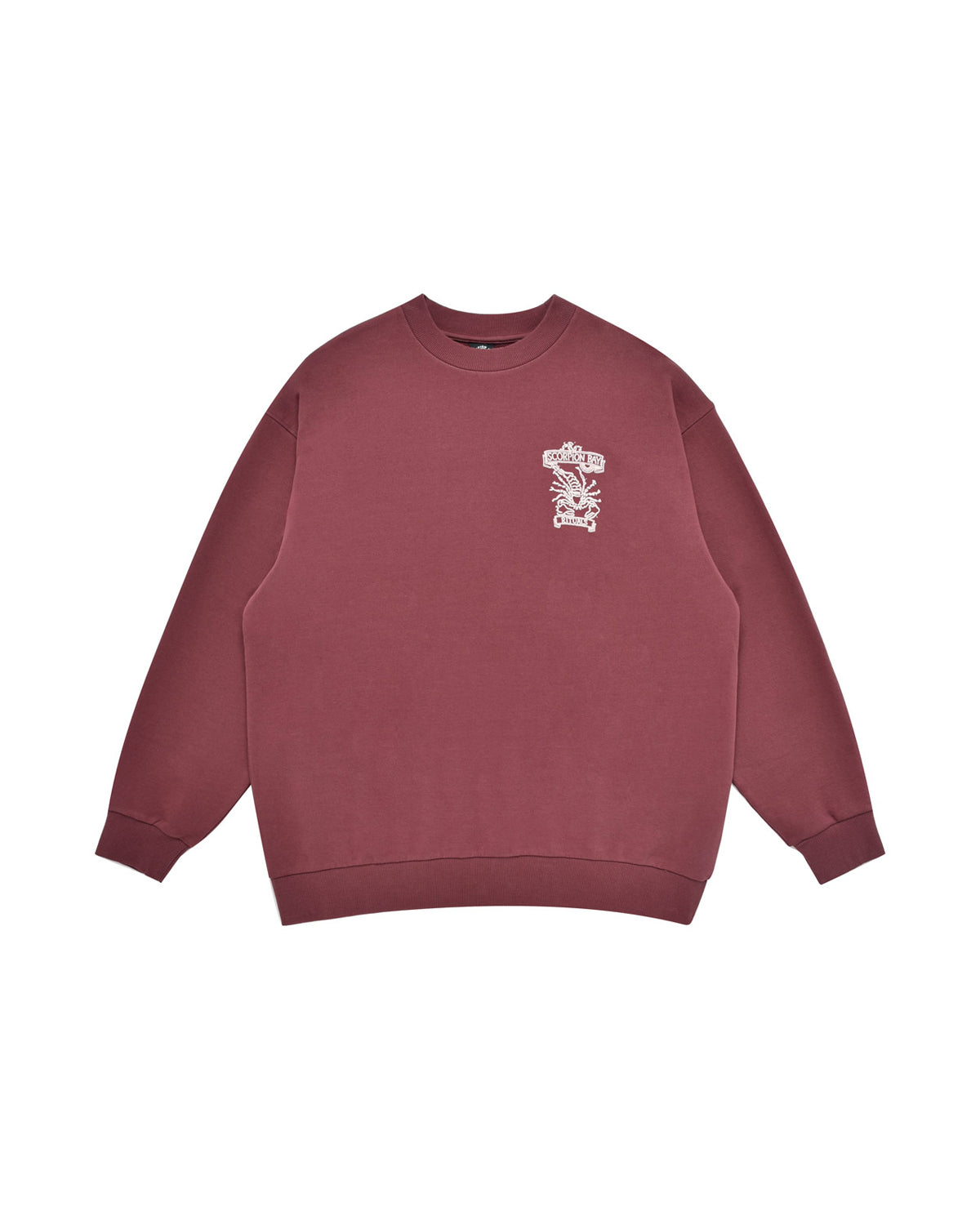 Men | Ritual Og "Skull&amp;Sword" brick-colored sweatshirt in 100% cotton