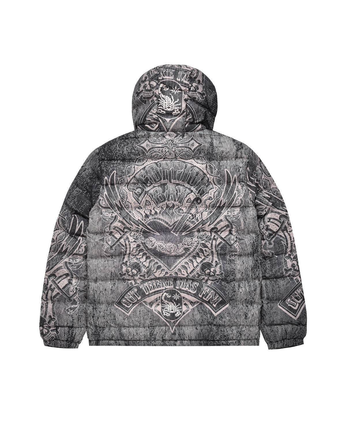 Man | Reversible Jacket With All-Over "Ritual Tattoo" Print