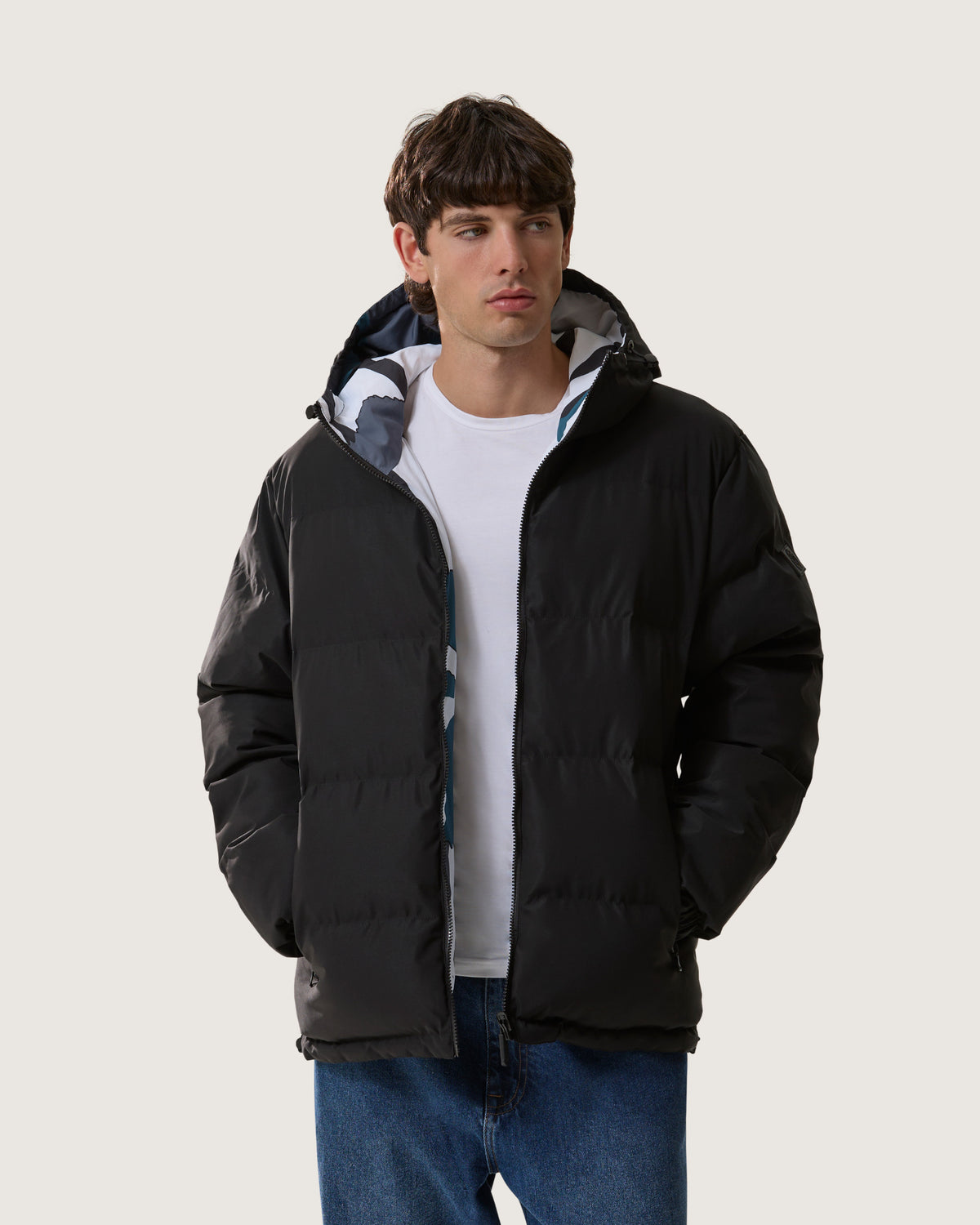 Piumino reversibile "Lettering" uomo