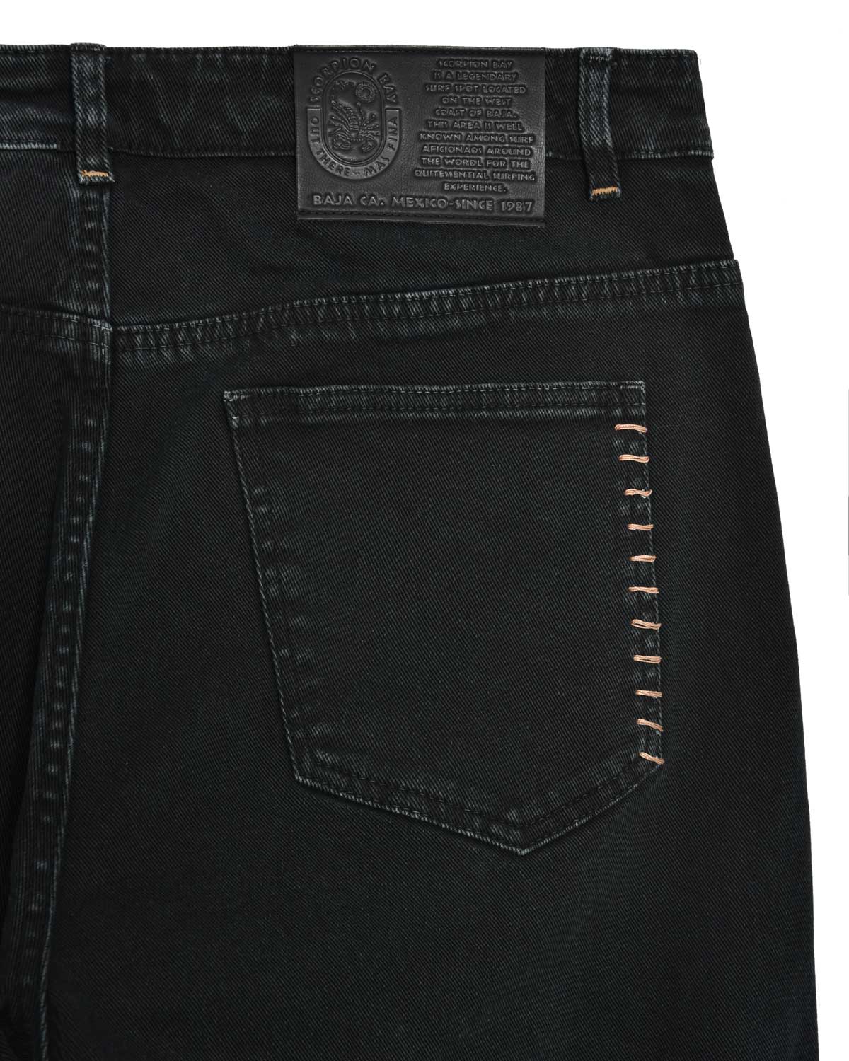 Man | 5 Pocket Trousers In Black Cotton Twill