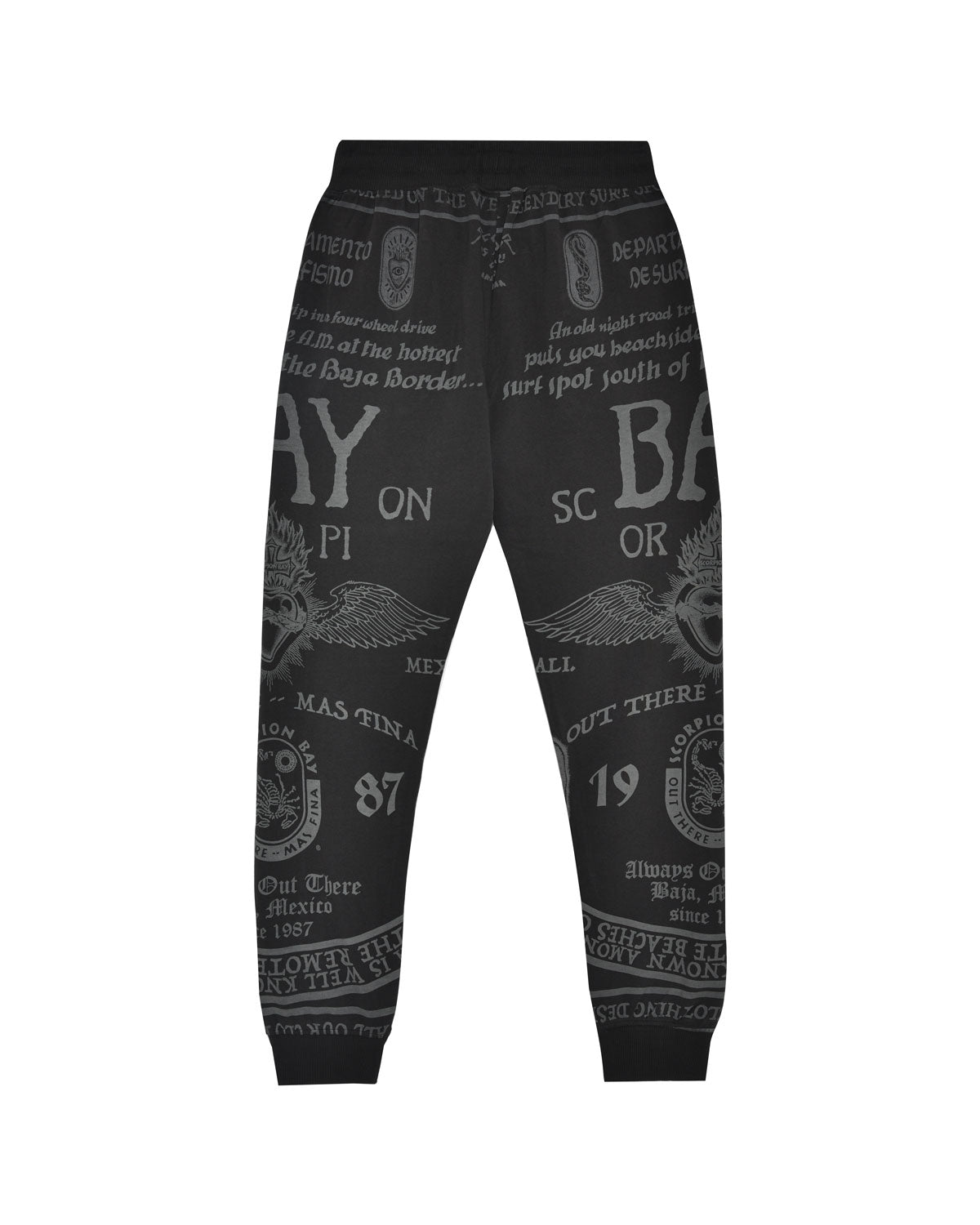 Uomo | Jogger "Scorpion Ouija" In 100% Cotone