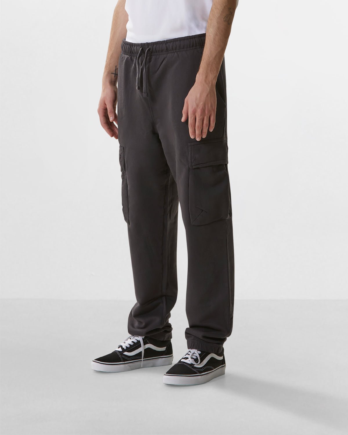 Uomo | Jogger Cargo "Straight" Color Carbone - Scorpion Bay