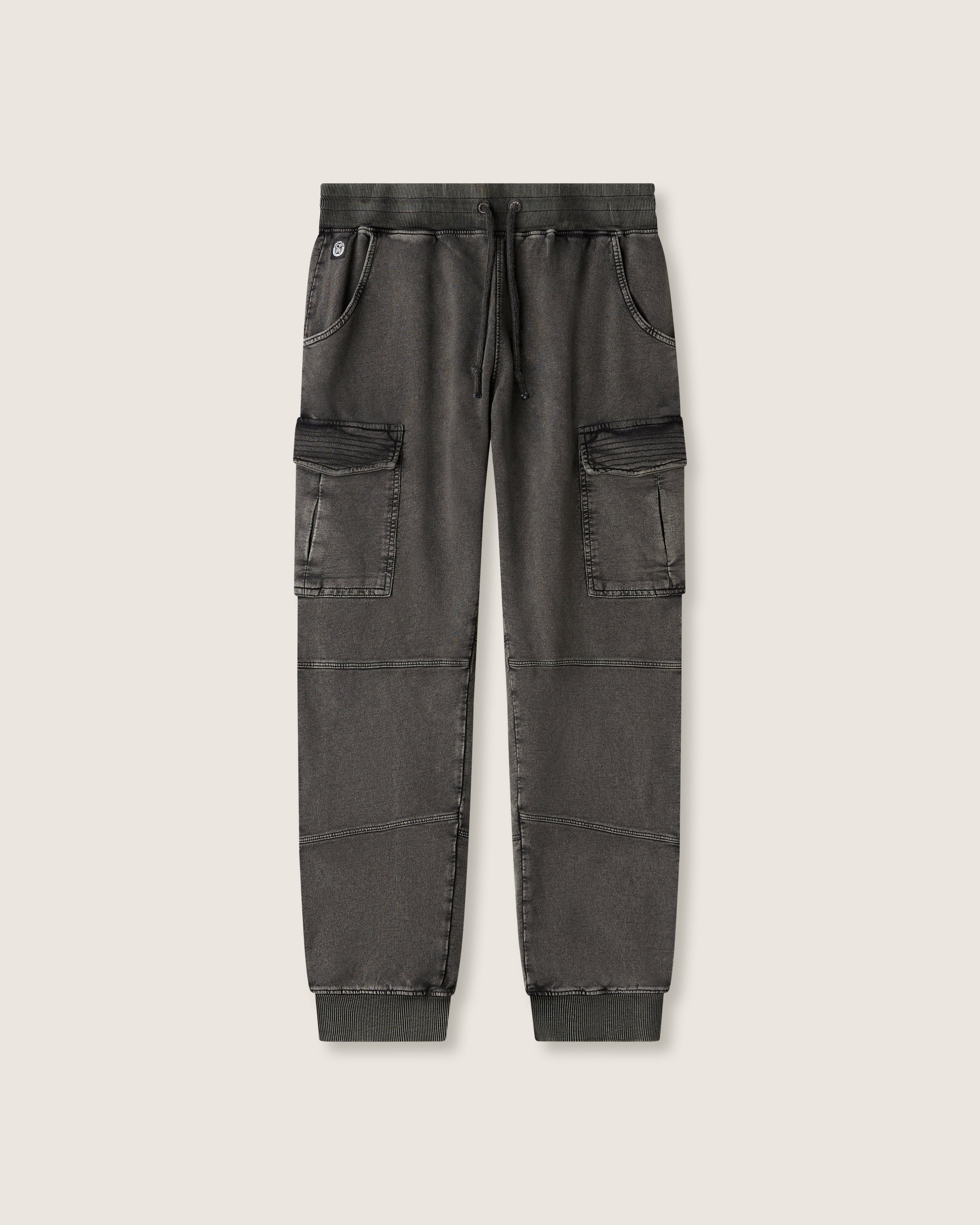 Men's fleece cargo jogger pants