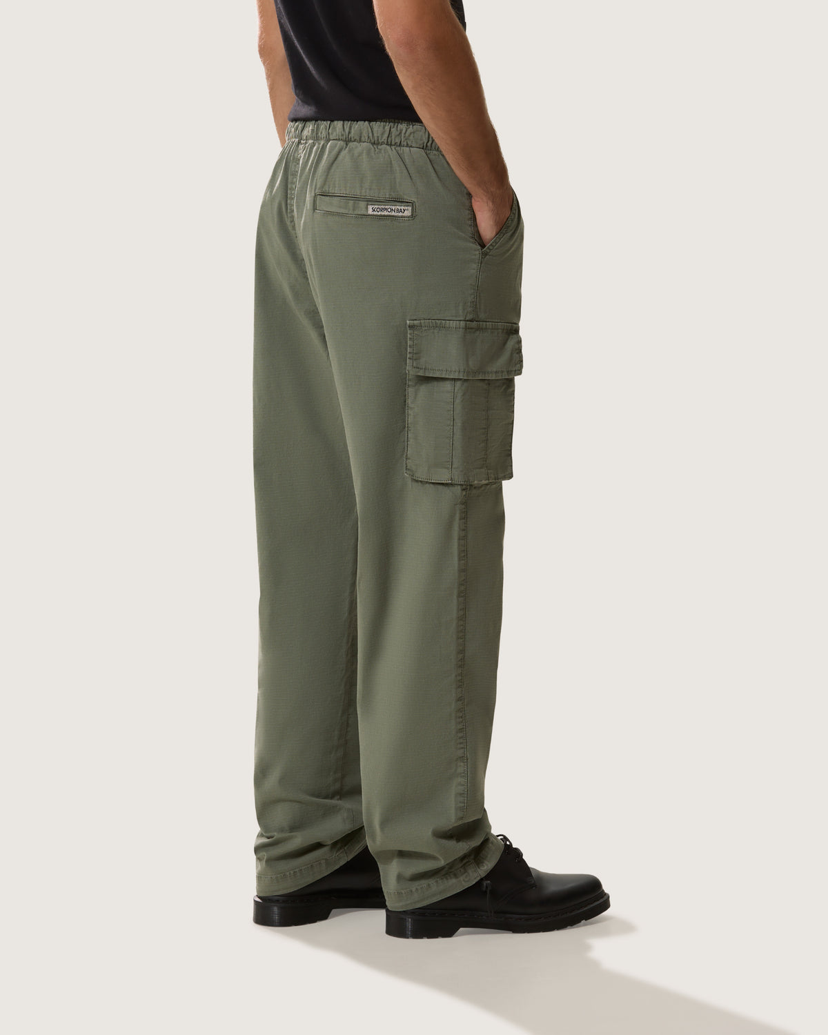 Pantaloni cargo in tessuto rip-stop uomo