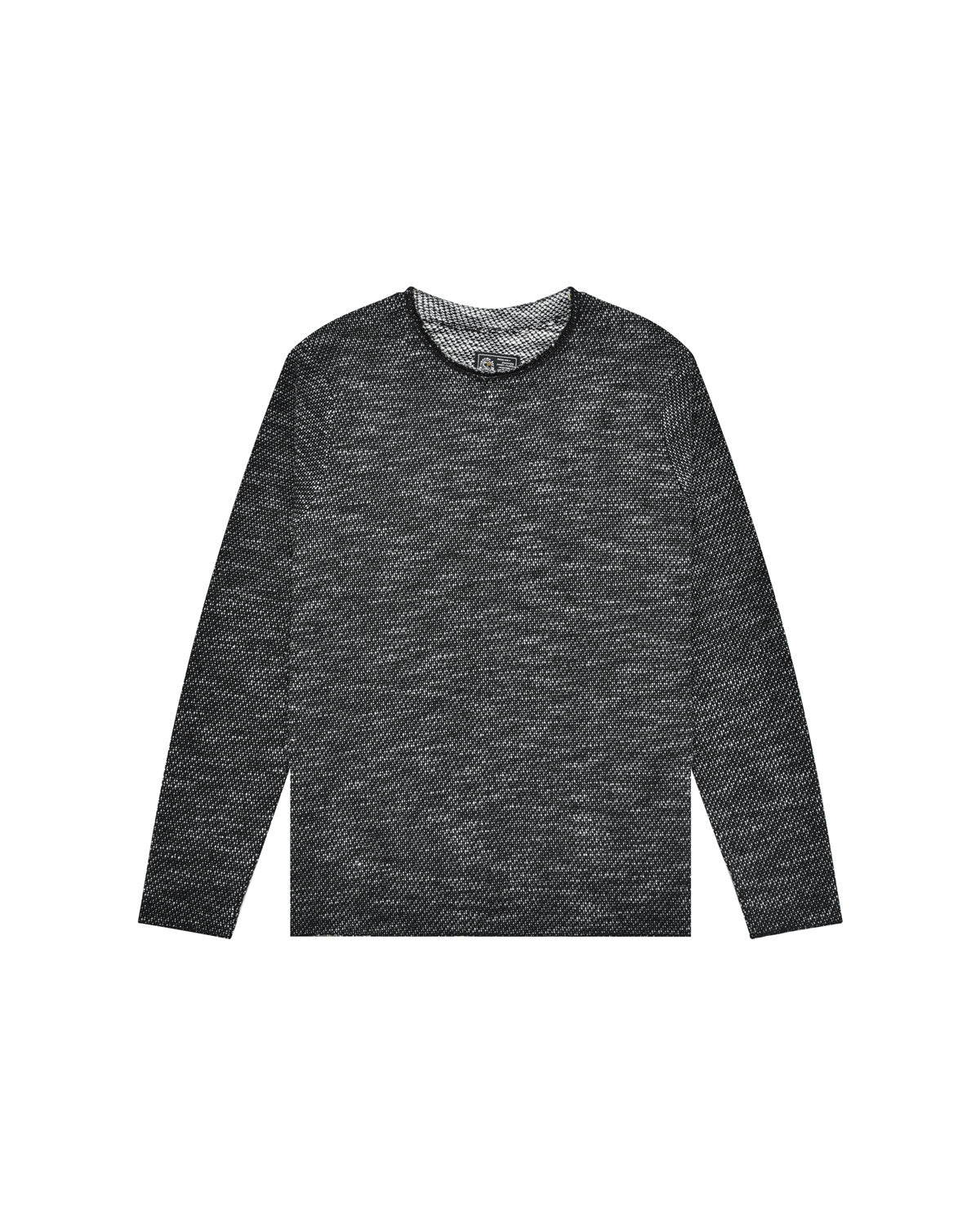 Man | Black Knitted Crew Neck Pullover