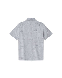 Camicia beach a maniche corte "Sketched Map" uomo - Scorpion Bay