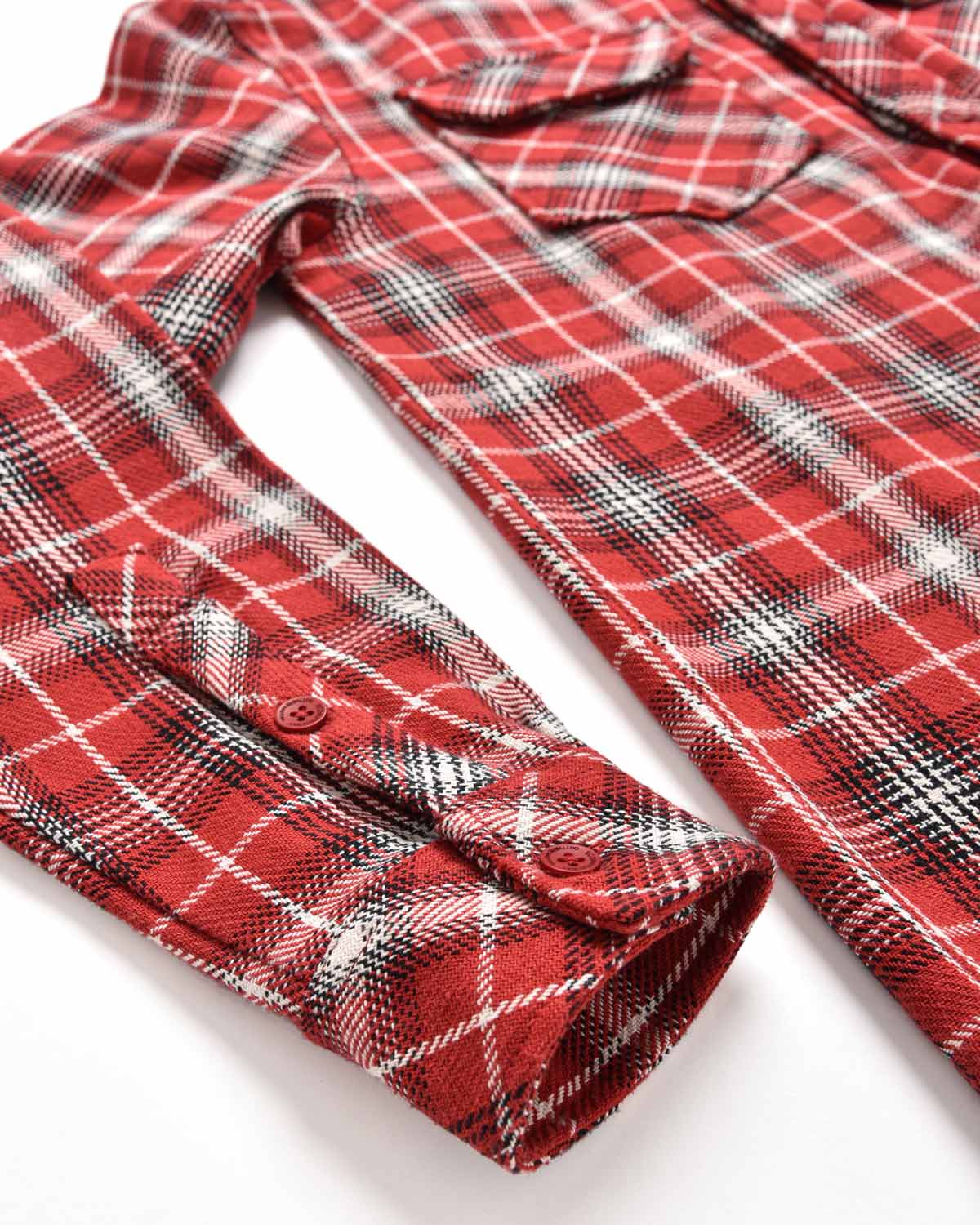 Man | Red/Black Checked Flannel Overshirt