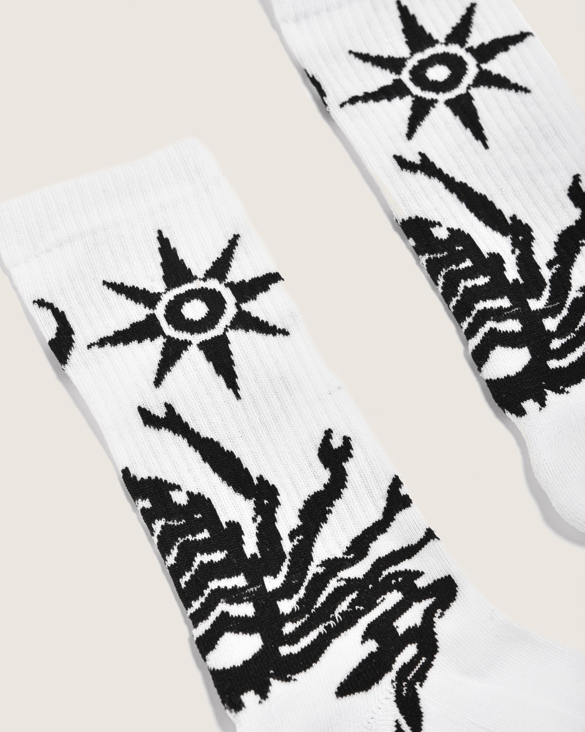 Calze mid jacquard "Iron"