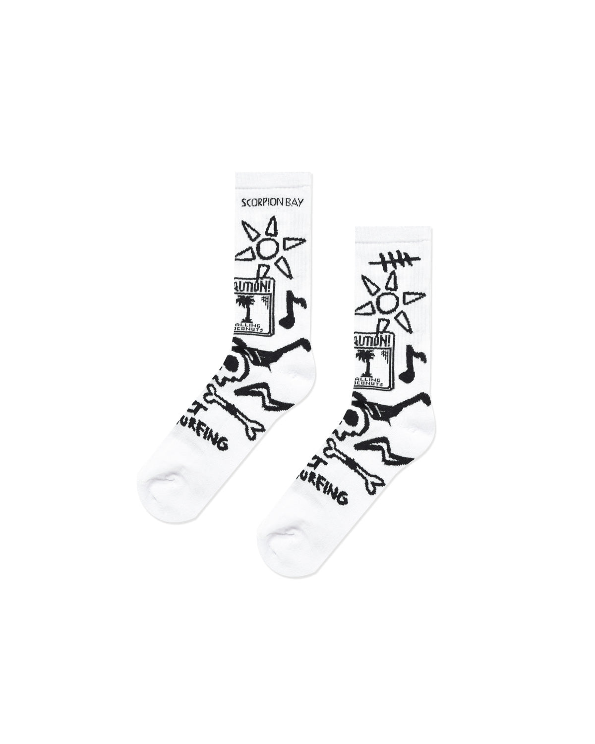 Scorpion Bay Perfect Day White Socks