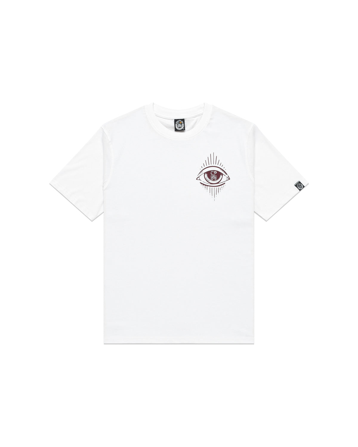 Man | White "Baydreamer" T-Shirt In 100% Cotton