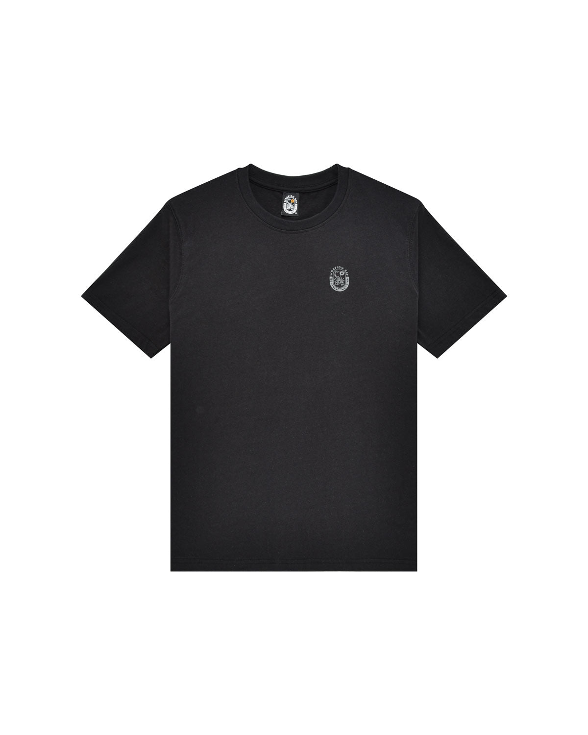 Man | Black "Skull Wave" T-Shirt In 100% Cotton