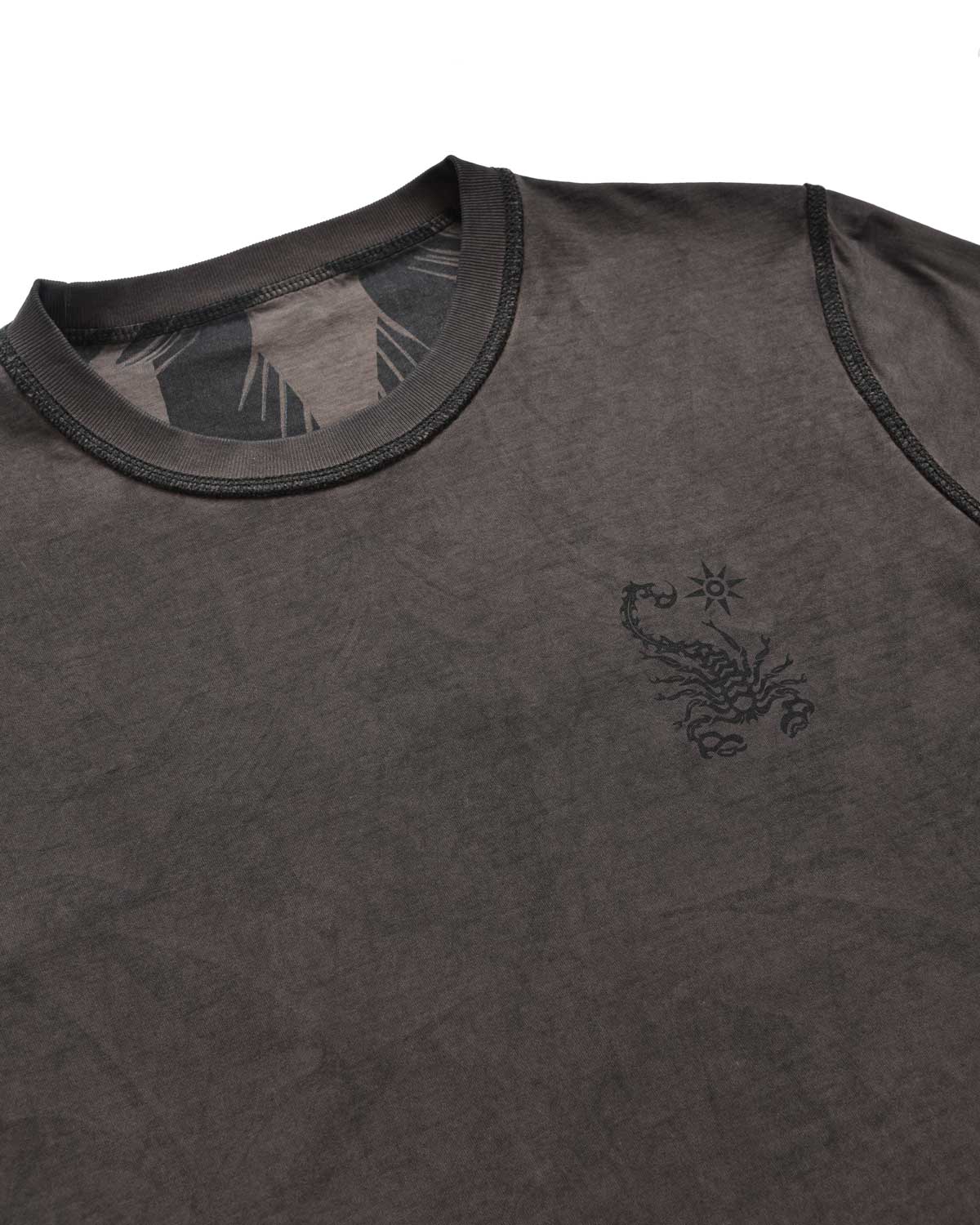 Uomo | T-Shirt Doubleface "Tribal Scorpion" In 100% Cotone