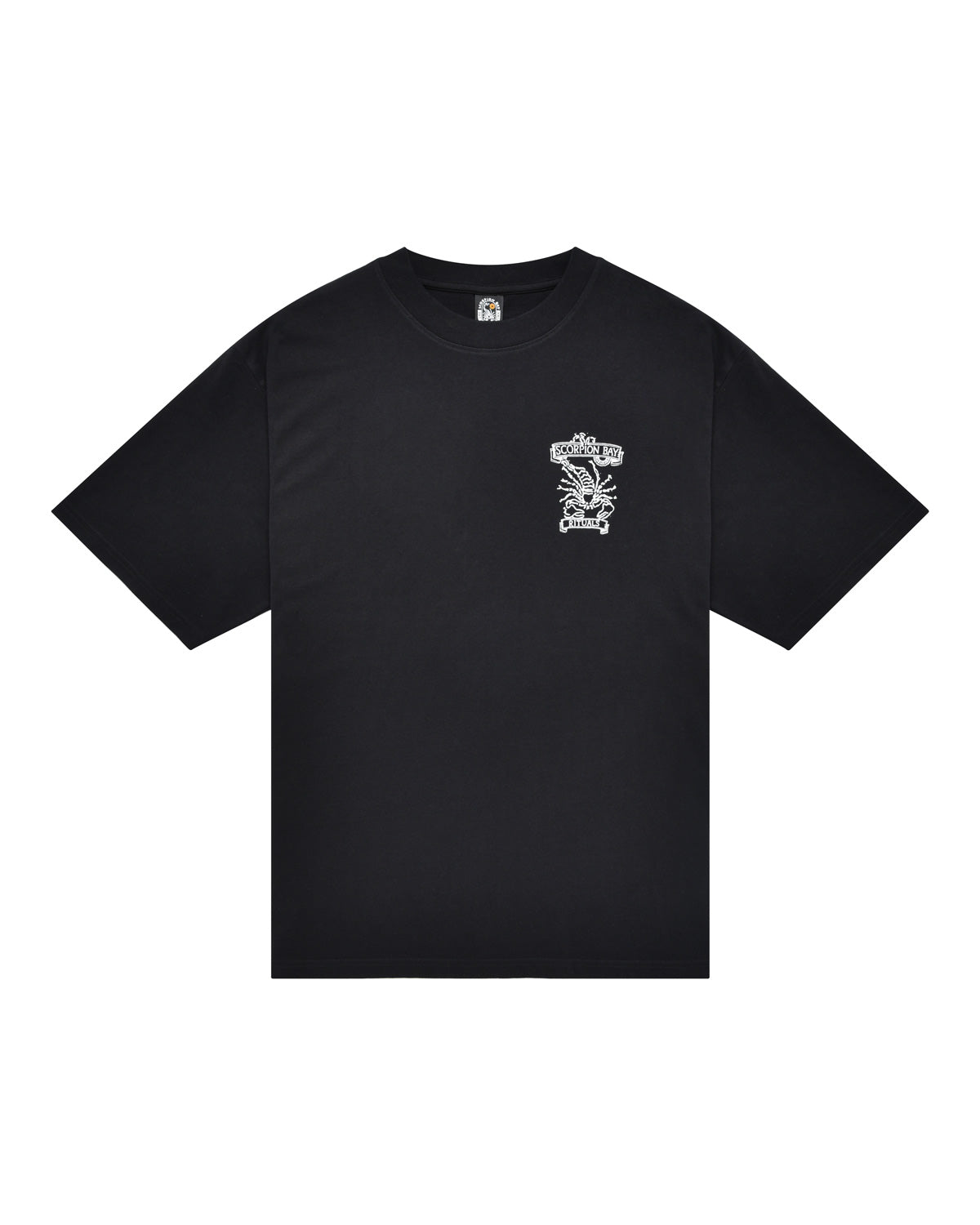 Uomo | T-Shirt Ritual Og "Thunder Bay" Nera In 100% Cotone