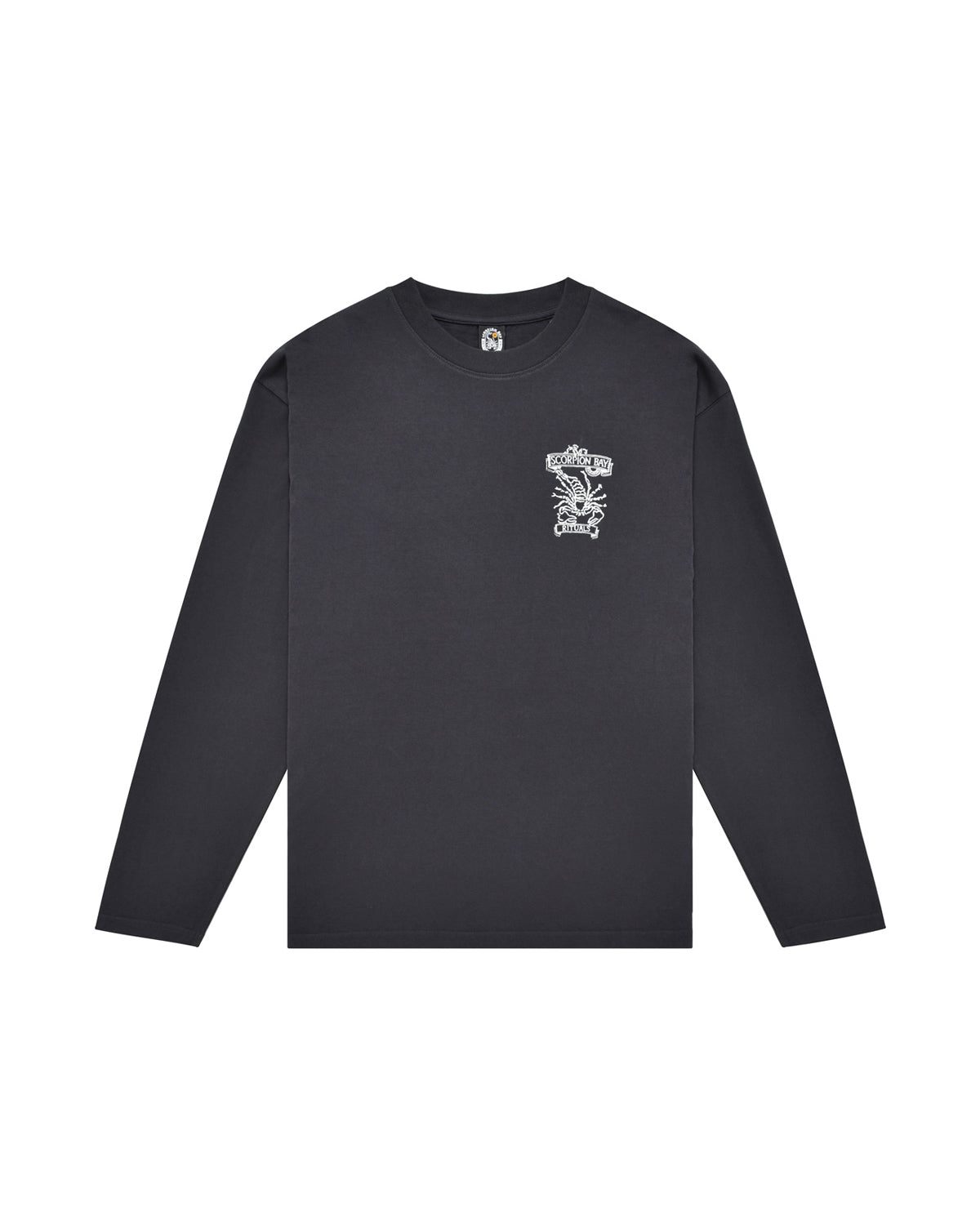 Men | Ritual Long Sleeve T-Shirt Og "Skull&amp;Sword" In 100% Cotton