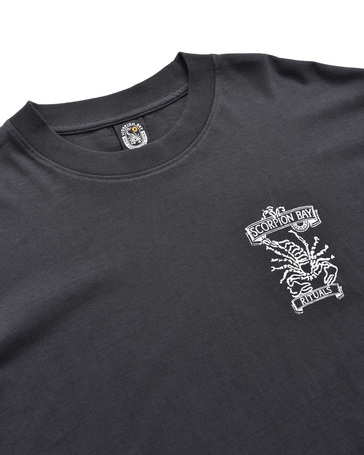 Uomo | T-Shirt Ritual A Maniche Lunghe Og "Skull&Sword" In 100% Cotone