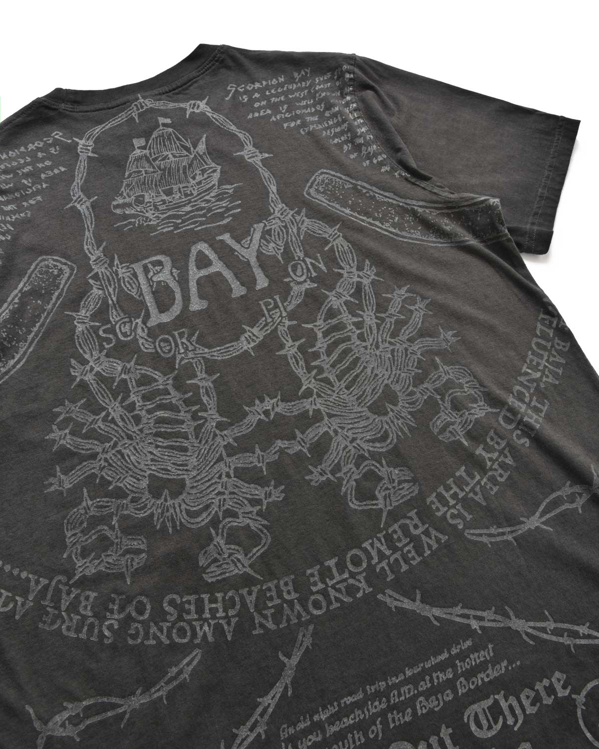 Man | 100% Cotton T-Shirt With "Scorpion Ouija" Print