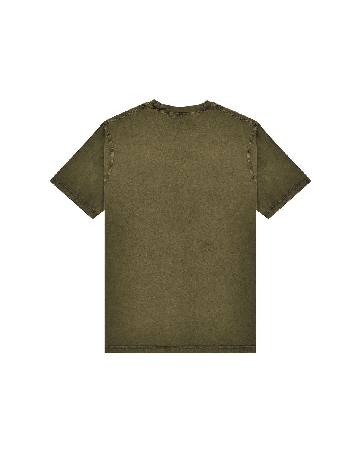 Man | Essential Washed Ocher T-Shirt In 100% Cotton