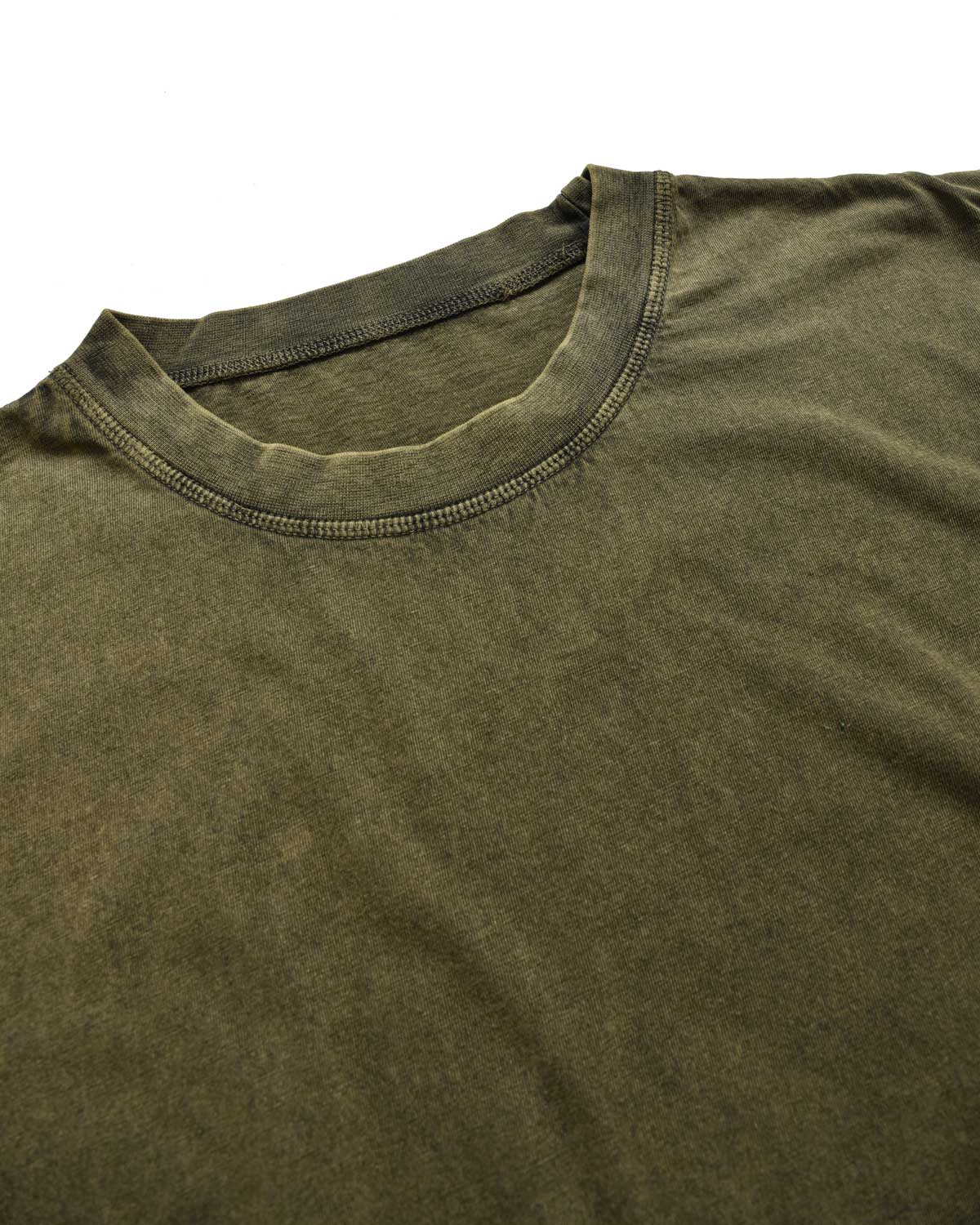 Uomo | T-Shirt Essential Slavata Color Ocra In 100% Cotone
