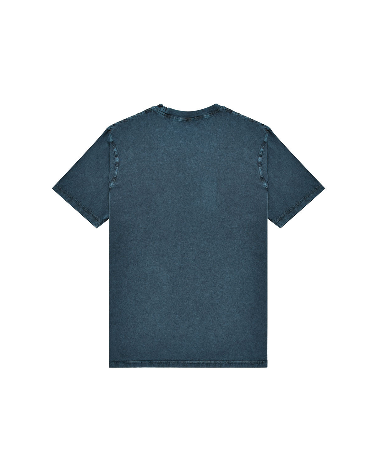Man | Essential Washed Petrol T-Shirt In 100% Cotton