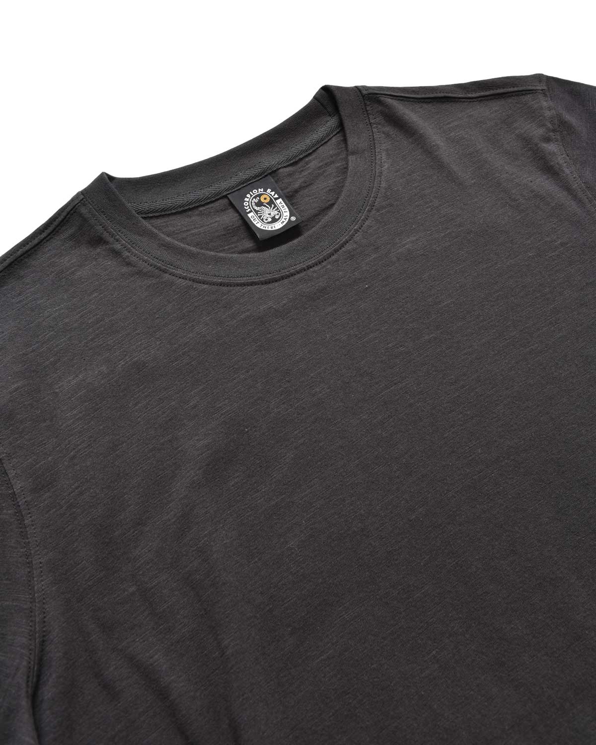 Man | Charcoal Jersey T-Shirt With “Skull 1987” Patch