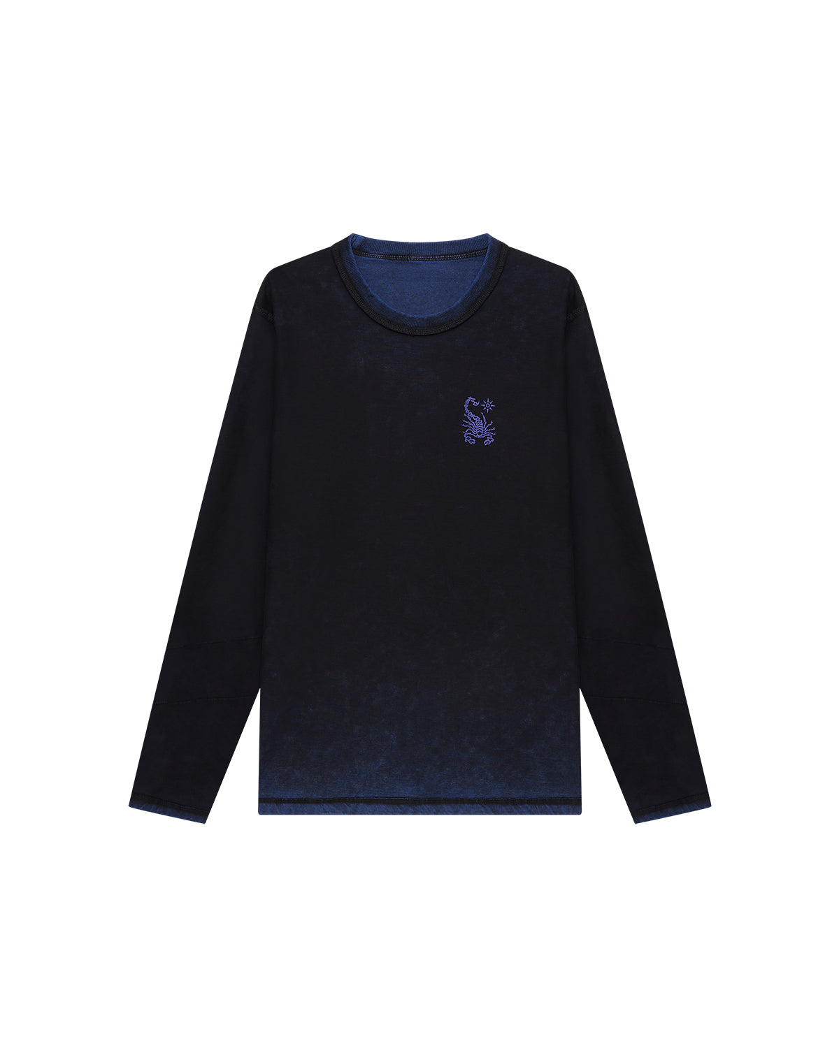 Men | Light Blue Double-face "Psycout" Long-Sleeved T-Shirt