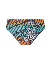 Slip mare stampato all over "Gothic lettering" bambino - Scorpion Bay
