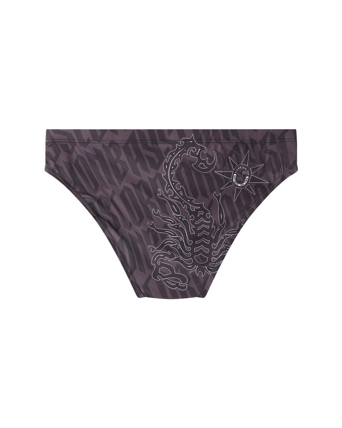 Slip mare stampato all over "Gothic lettering" uomo - Scorpion Bay