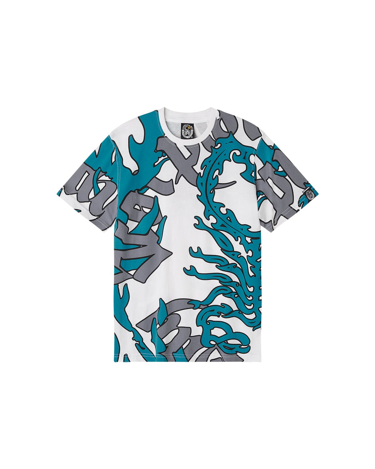 T-shirt stampata all over "Gothic Lettering" bambino - Scorpion Bay