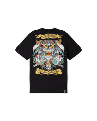 T-shirt stampata printastic "Skull drums" bambino - Scorpion Bay