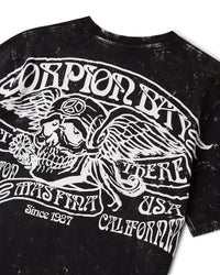 T-shirt stampata "Flying Skull" uomo - Scorpion Bay
