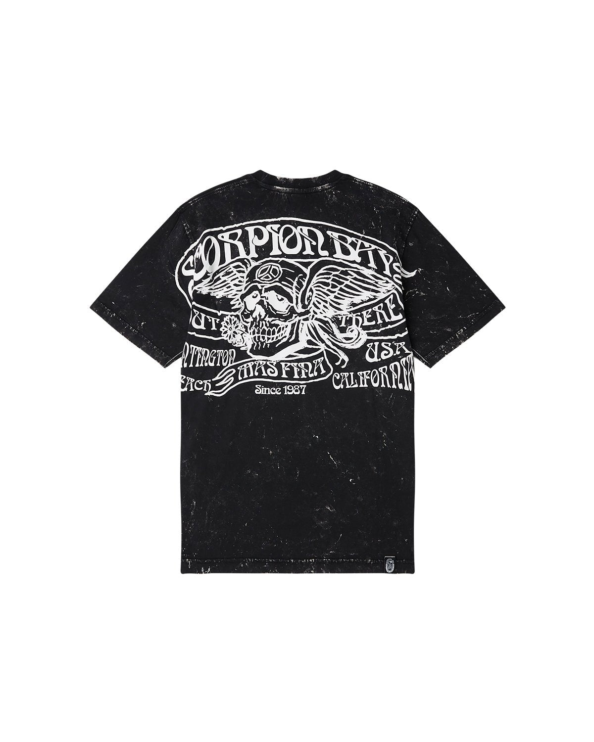 T-shirt stampata "Flying Skull" uomo - Scorpion Bay