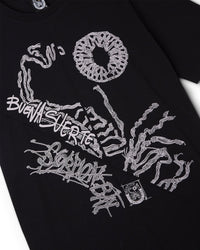 T-shirt stampata "Buona Suerte" con pin - tuck uomo - Scorpion Bay