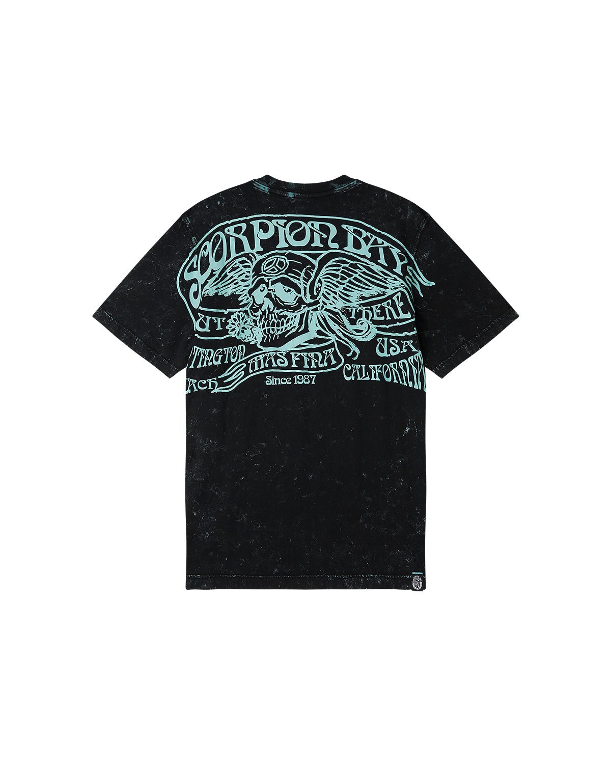 T-shirt stampata "Flying Skull" uomo - Scorpion Bay