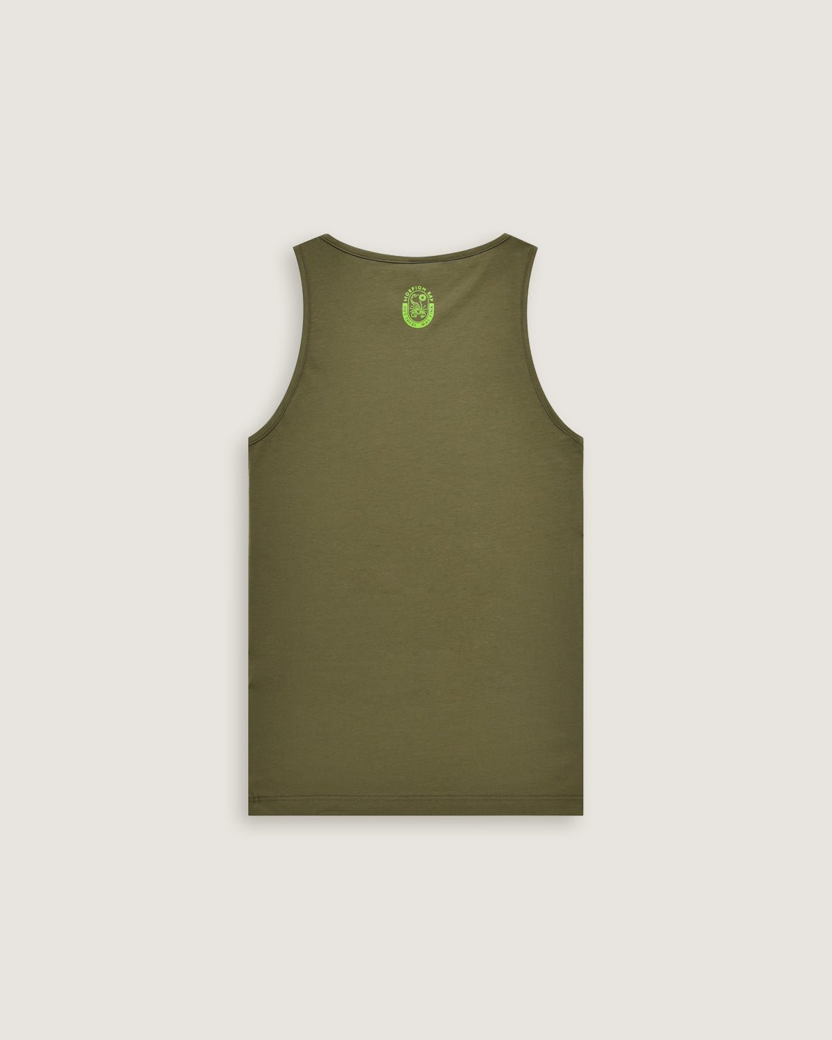 Bambino | Canotta Verde Con Stampa "Floreal Skull" - Scorpion Bay