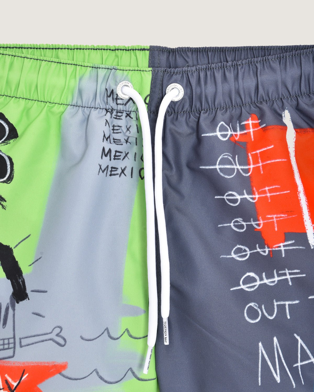Bambino | Costume Volley Color Carbone Con Stampa "Sketched Scorpion" - Scorpion Bay