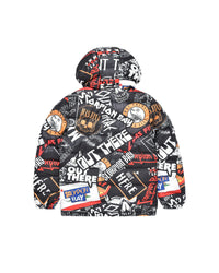 Bambino | Giacca Reversibile Con Stampa All - Over "Stickers Mania" - Scorpion Bay