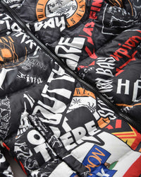 Bambino | Giacca Reversibile Con Stampa All - Over "Stickers Mania" - Scorpion Bay