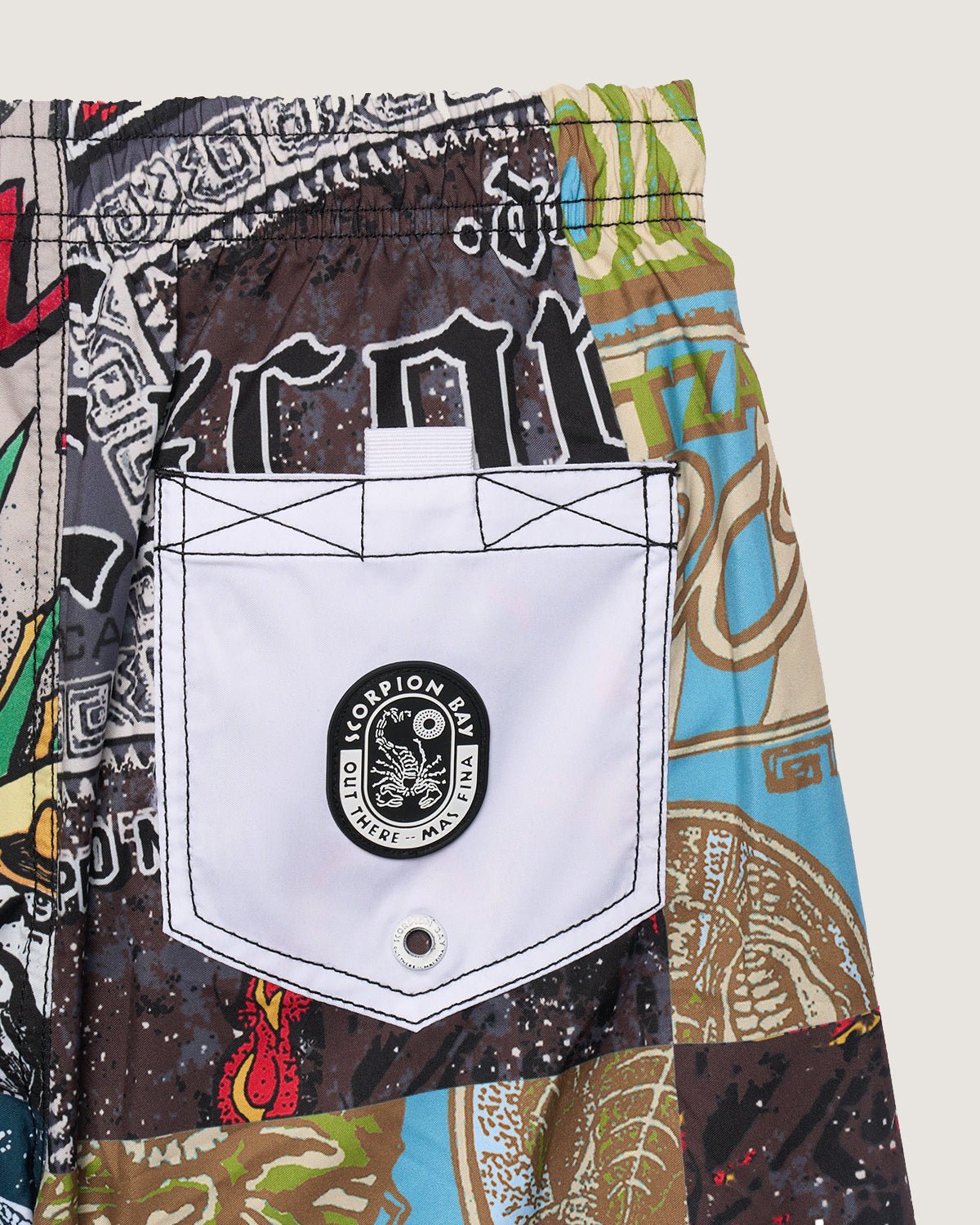 Bambino | Jam Short "Back To The Bay" Colore Bianco - Scorpion Bay