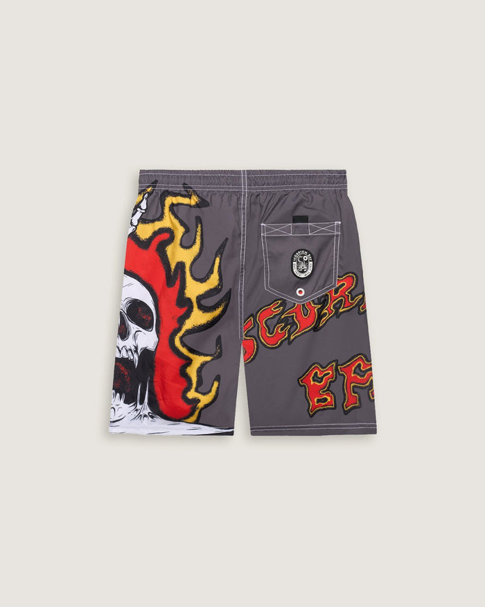 Bambino | Jam Short "Fuego" Colore Carbone - Scorpion Bay