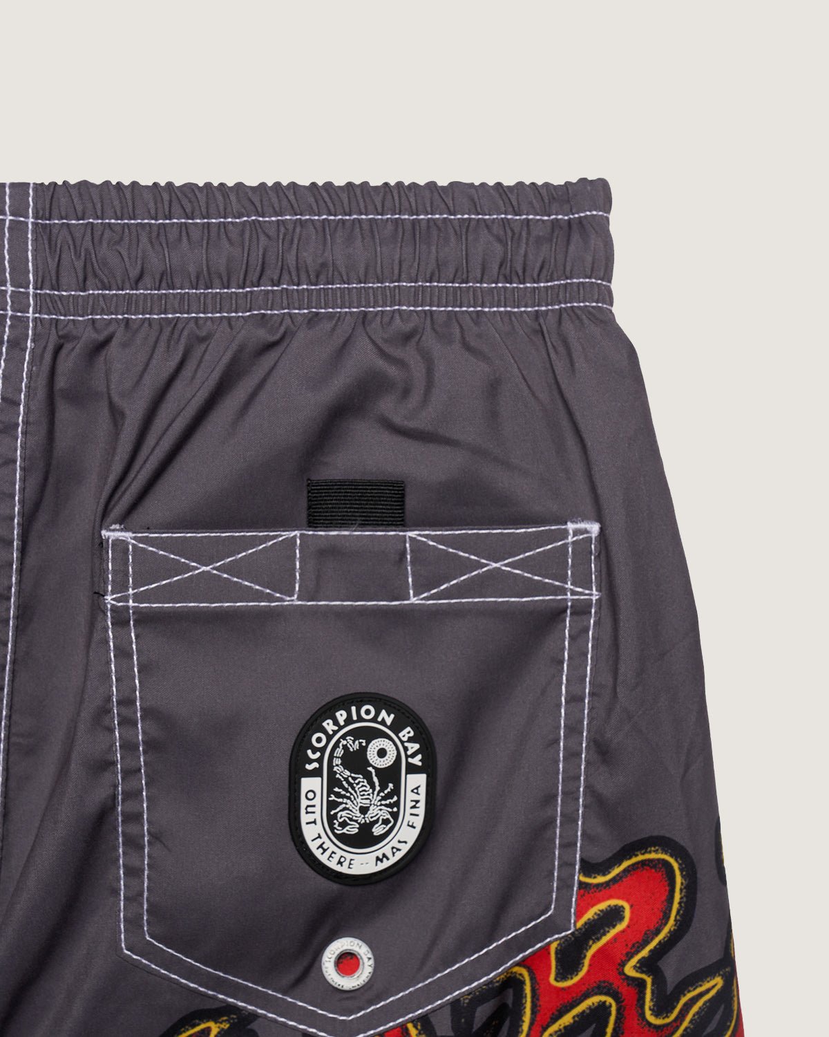 Bambino | Jam Short "Fuego" Colore Carbone - Scorpion Bay