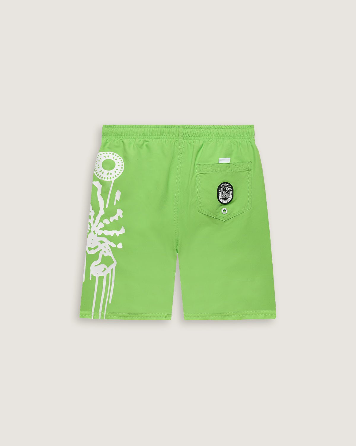Bambino | Jam Short "Urban Scorpion" colore Lime - Scorpion Bay